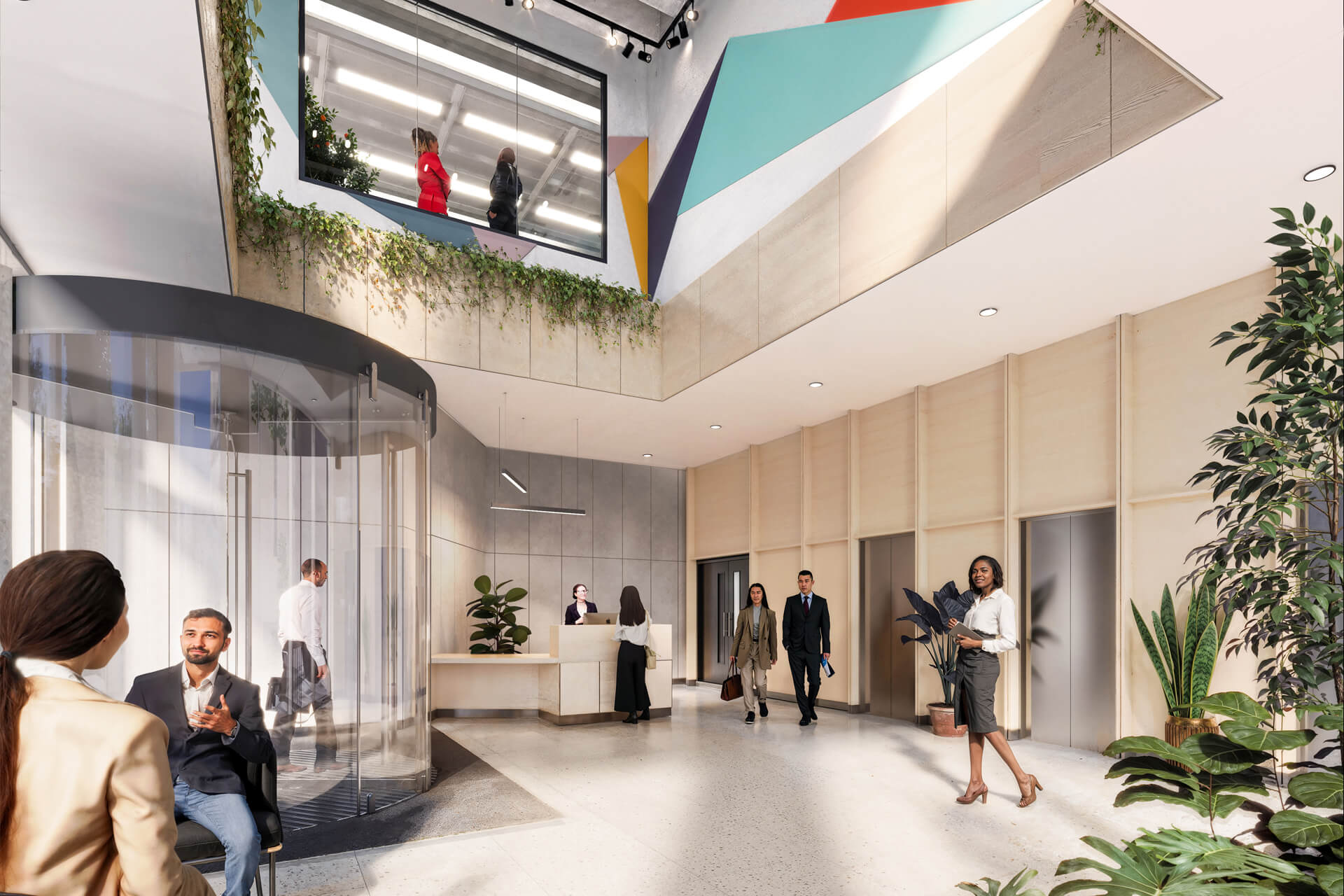 View of One Friary lobby